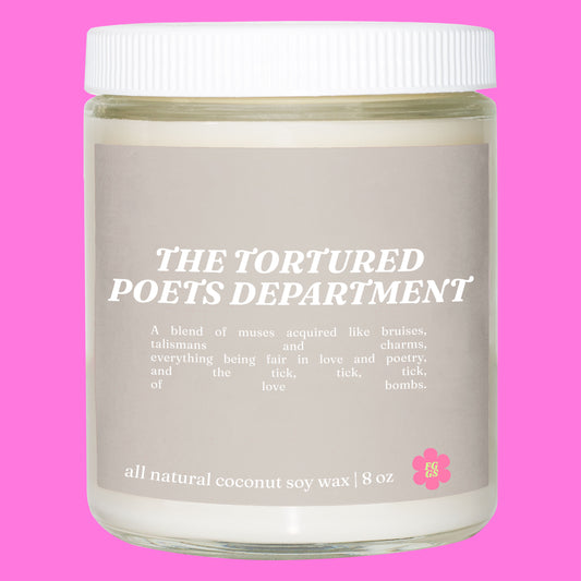 new taylor swift album candle for the tortured poets department