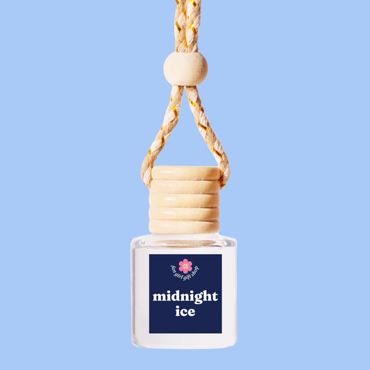 Midnight Ice Car Freshener Diffuser | Hanging Air Freshener ~ 4 PACK