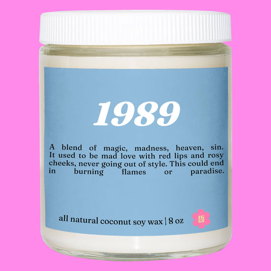Taylor Swift 1989 Candle Wholesale ~ 4 PACK