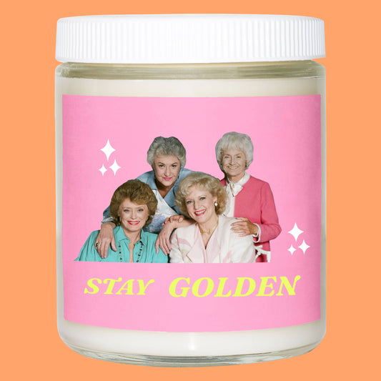 Stay Golden | Golden Girls Candle | Pop Culture Gifts Wholesale ~ 4 PACK