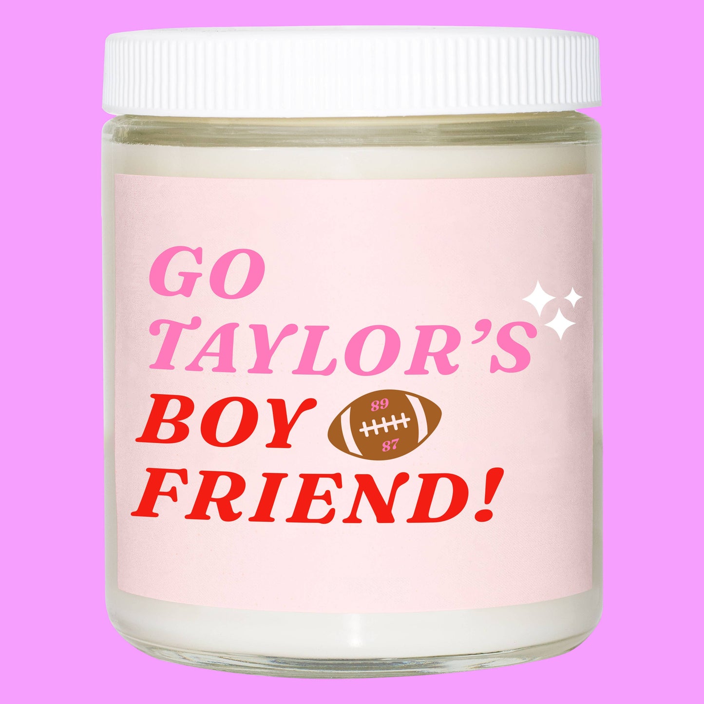Go Taylor's Boyfriend Taylor Swift Travis Kelce Candle ~ 4 PACK
