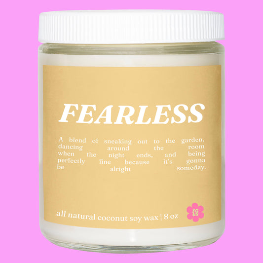 Fearless Candle | Taylor Swift Candle | Pop Culture Gifts ~ 4 PACK