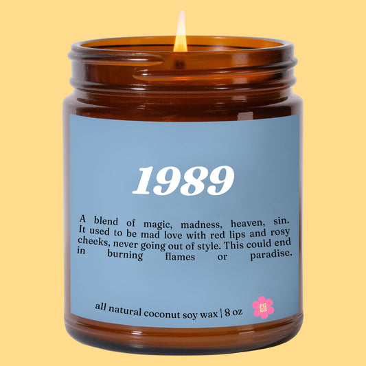 Taylor Swift 1989 Candle (Amber's Version) ~ 4 PACK