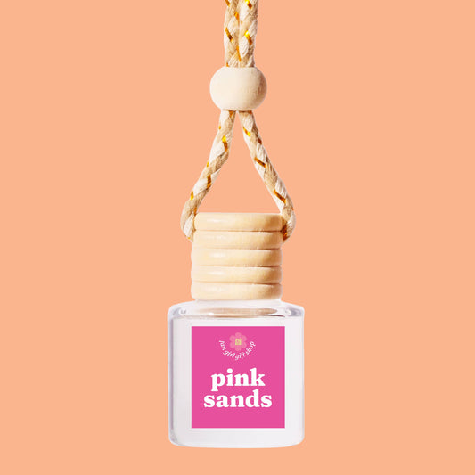Pink Sands Car Freshener Diffuser | Hanging Air Freshener ~ 4 PACK