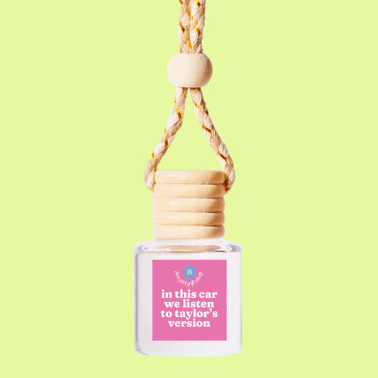 Listen to Taylor's Version Hanging Car Freshener Diffuser ~ 4 PACK