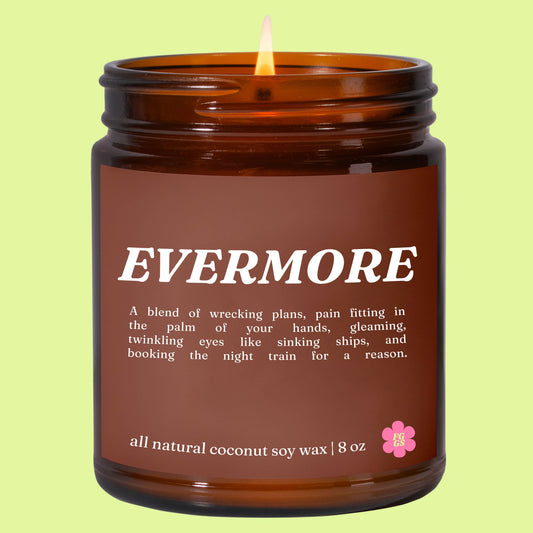 Taylor Swift Evermore Candle (Amber's Version) ~ 4 PACK