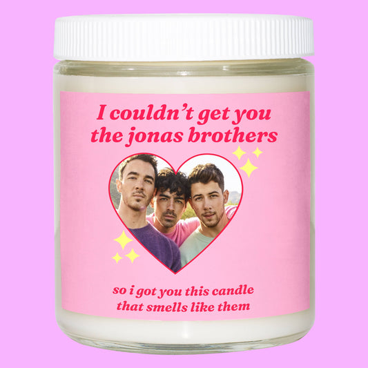 I Couldn't Get You The Jonas Brothers Candle ~ 4 PACK