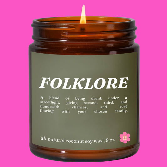 Taylor Swift Folklore Candle (Amber's Version) ~ 4 PACK