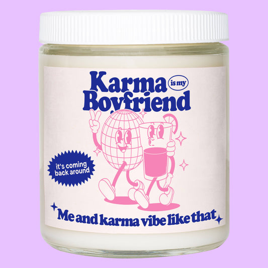 Karma Is My Boyfriend Taylor Swift Candle ~ 4 PACK