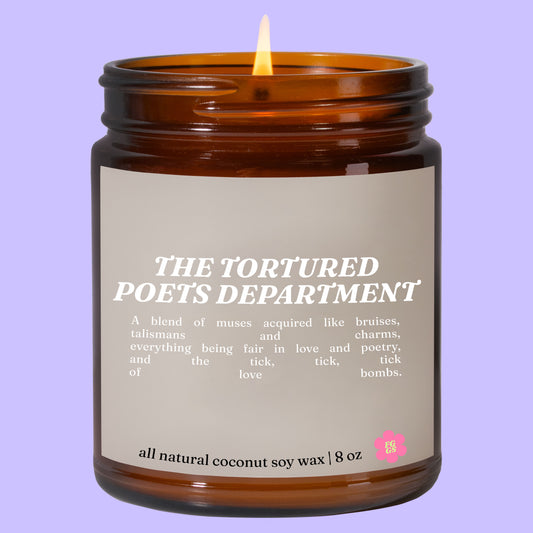 taylor swift wholesale candle. The tortured poets department candle merch