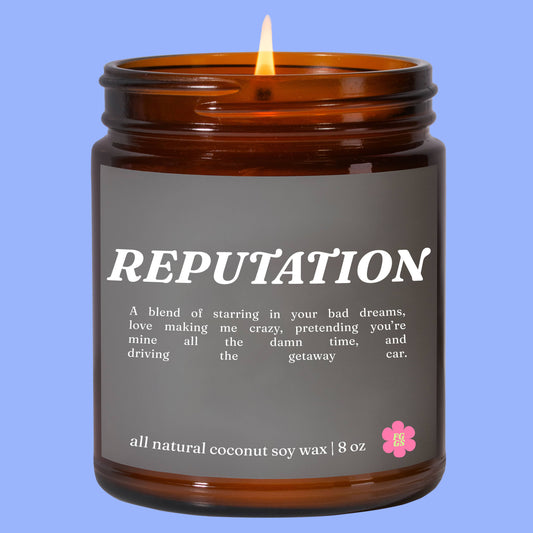 Taylor Swift Reputation Candle (Amber's Version) ~ 4 PACK
