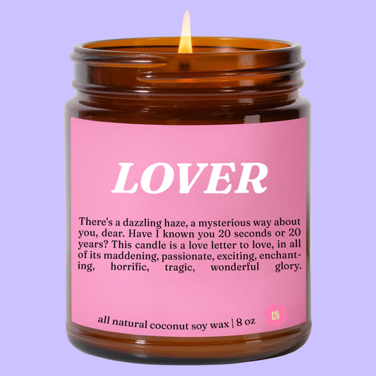 Taylor Swift Lover Candle (Amber's Version) ~ 4 PACK
