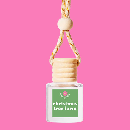 Christmas Tree Farm Car Freshener Diffuser ~ 4 PACK
